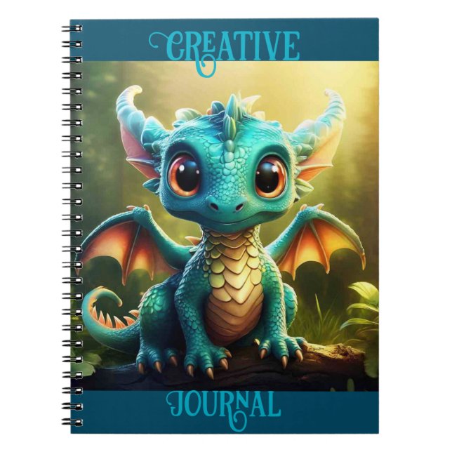 Baby Dragon  Notebook (Front)
