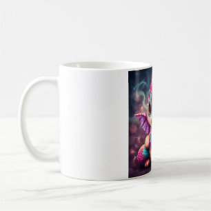 Baby Dragon Rainbow Crystal Coffee Mug