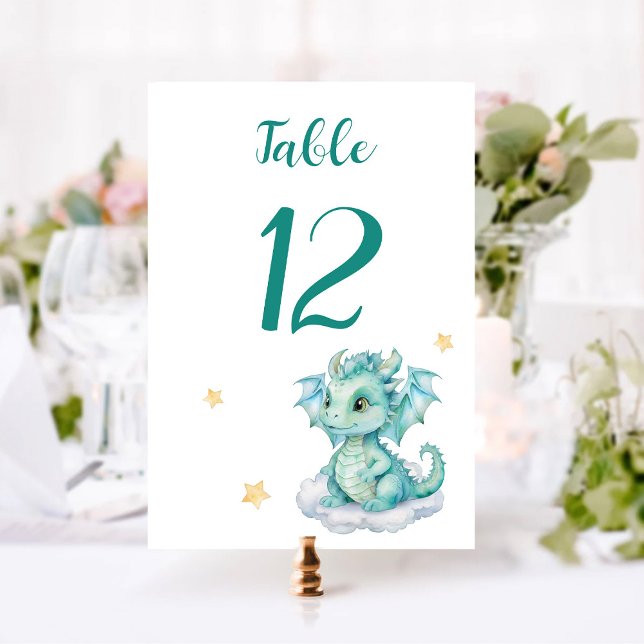 Baby Dragon Table Number (Creator Uploaded)