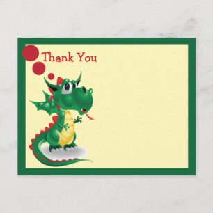 Baby Dragon Thank You Card