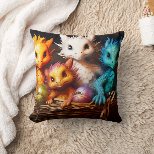 Baby Dragons Cushion (Blanket)