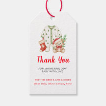 Baby Dress Merry Little Baby Shower Thank You