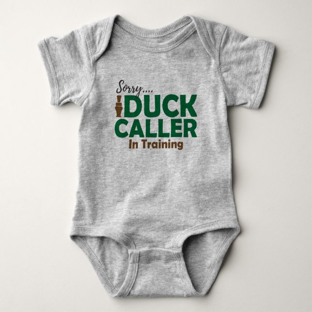 Baby Duck Hunting Jersey Bodysuit Shirt (Front)