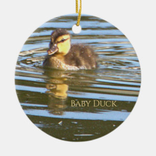 Baby Duck Photo Ornament
