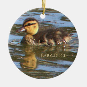 Baby Duck Photo Ornament