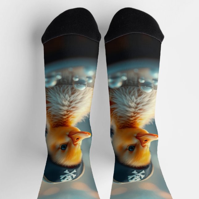 Baby Duck Pirate Socks (Top)