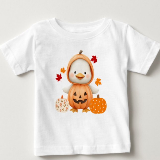 Baby Duck Pumpkin Costume Baby T-Shirt (Creator Uploaded)