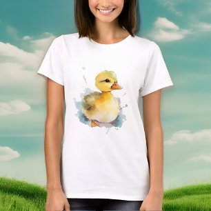 Baby Duck Watercolor Women's T-Shirt