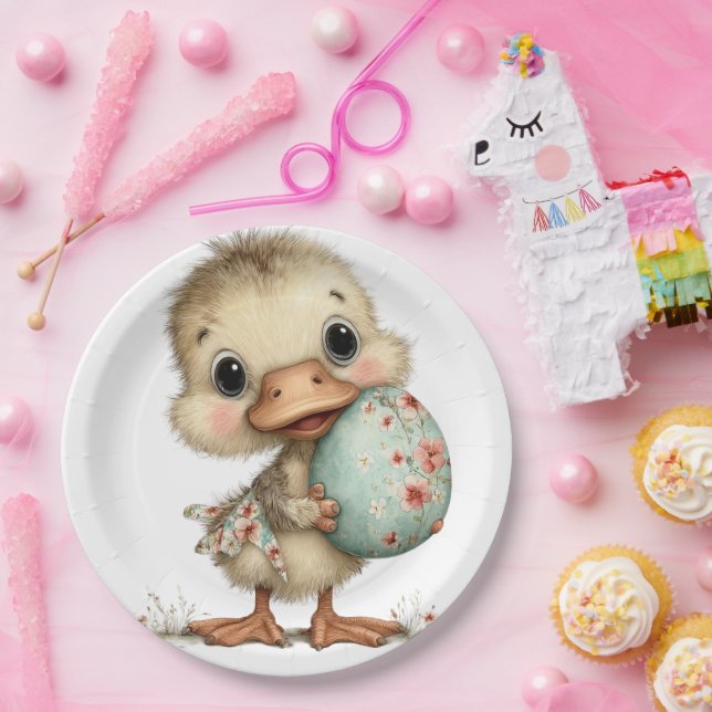 Baby Duckling Paper Plate (Party)