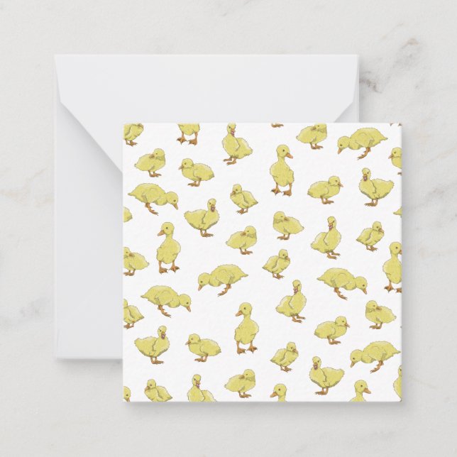 Baby Ducks pattern Card (Front)