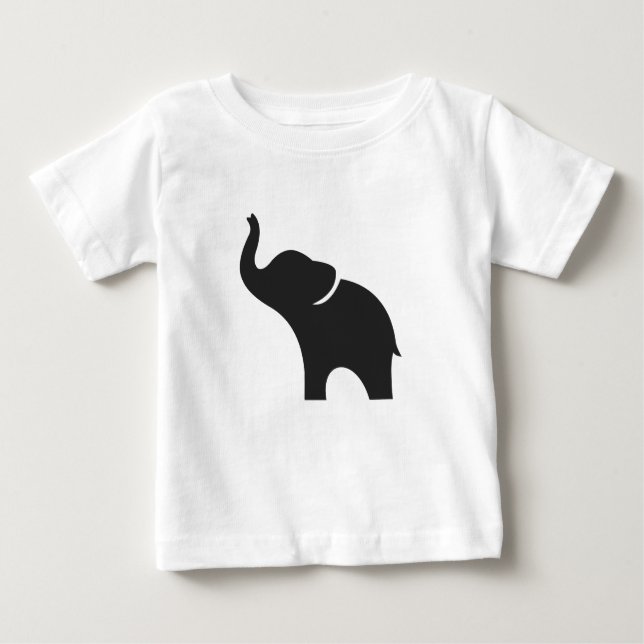 Baby elephant  baby T-Shirt (Front)