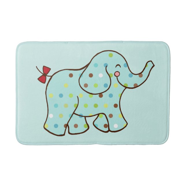 Baby Elephant Bath Mat (Front)