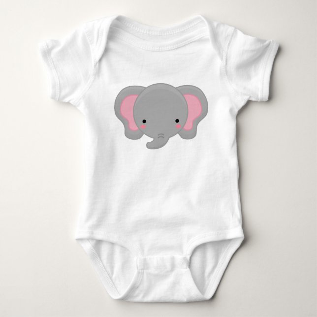 baby elephant bodysuit (Front)