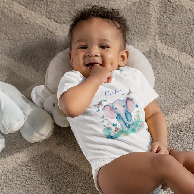 Baby Elephant Boy Bodysuit (Creator Uploaded)
