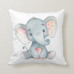 Baby Elephant Cushion<br><div class="desc">Baby Elephant Throw Pillow</div>