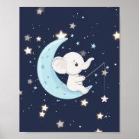 Baby Elephant Fishing For Stars