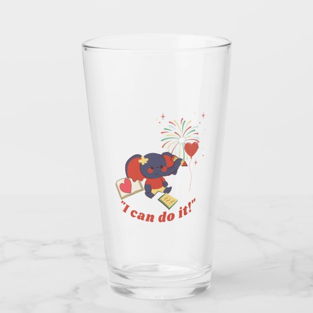 Baby Elephant  Glass (Front)