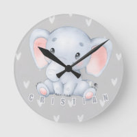 Baby Elephant Nursery Cute Decor 