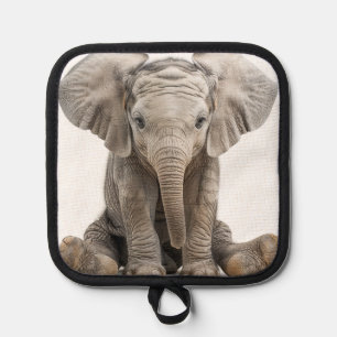 Baby Elephant Pot Holder