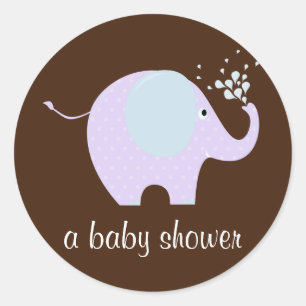 Baby Elephant Shower Seal