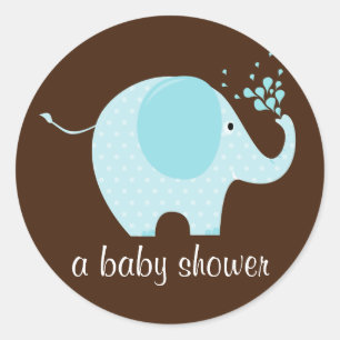 Baby Elephant Shower Seal