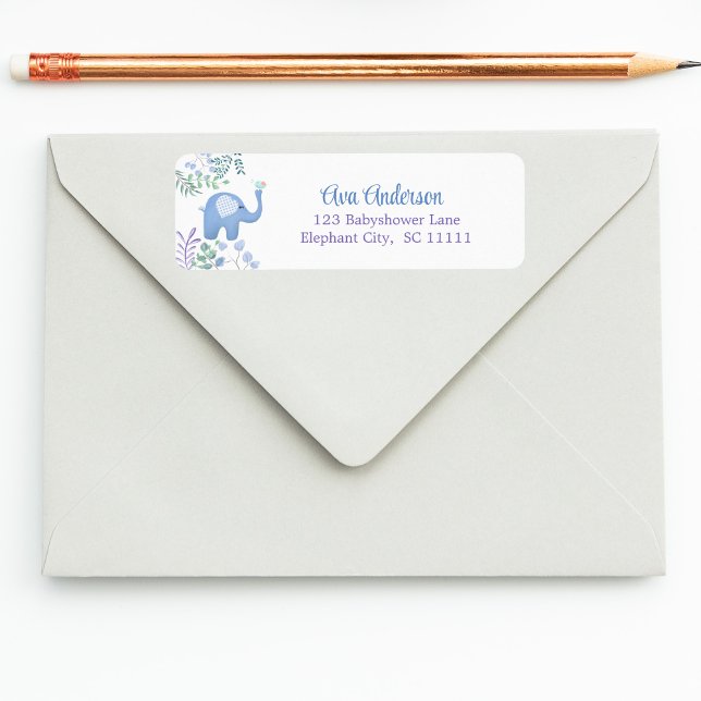  Baby Elephant Song Bird Baby Shower Return  (Creator Uploaded)