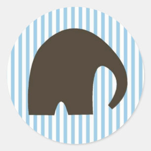 Baby Elephant Sticker / Seal