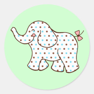 Baby Elephant Stickers