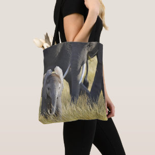 Baby Elephant Tote Bag