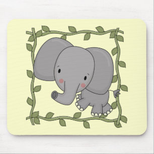 Baby Elephant Tshirts and Gifts Mouse Pad