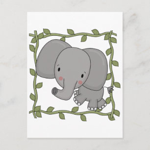 Baby Elephant Tshirts and Gifts Postcard