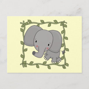 Baby Elephant Tshirts and Gifts Postcard