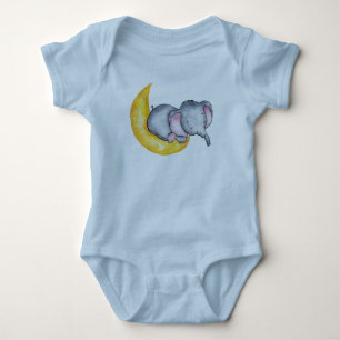 Baby Elephants in the Sky Bodysuit