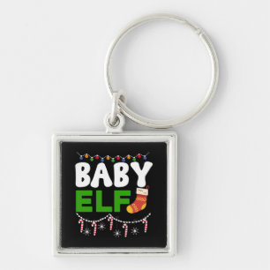 Baby Elf Christmas Holiday Design-84608 Key Ring