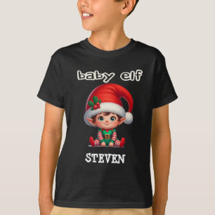Baby elf family matching christmas  T-Shirt