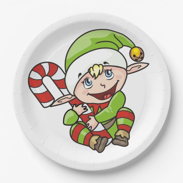 BABY ELF PAPER PLATE (Front)