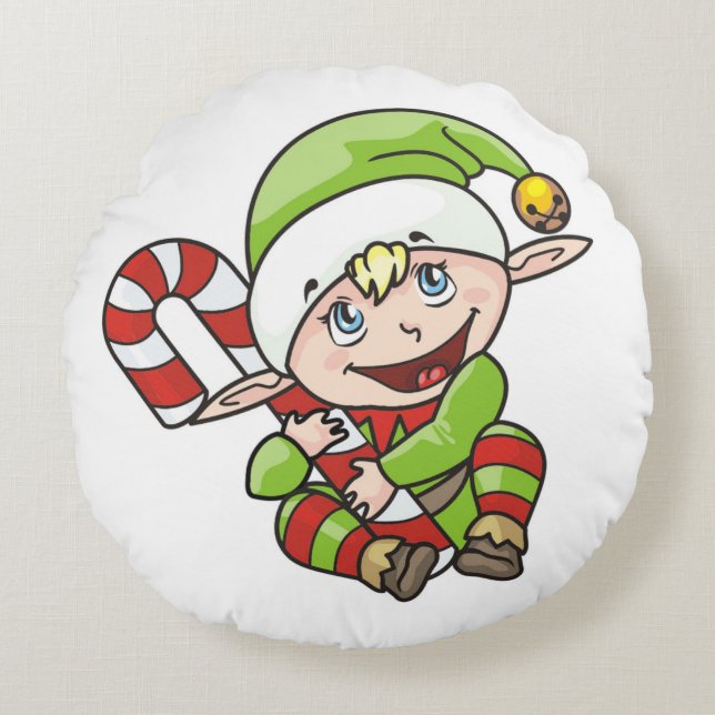 BABY ELF ROUND CUSHION (Front)
