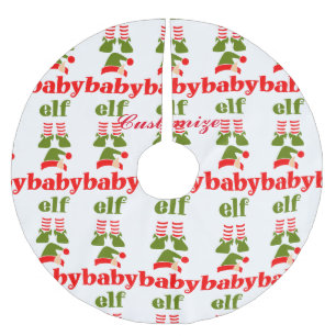 Baby Elf Thunder_Cove Brushed Polyester Tree Skirt