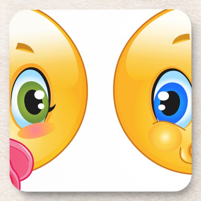 baby emojis coaster (Front)