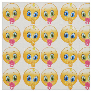 baby emojis fabric