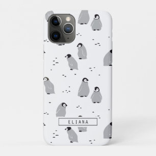 Baby emperor penguin chick pattern Case-Mate iPhone case