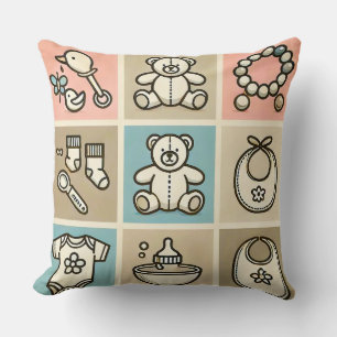 Baby Essentials Including Toys, Clothes Cushion