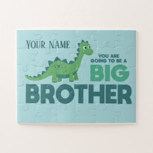 Baby expecting dinosaur big brother jigsaw puzzle