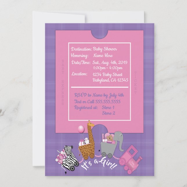Baby Express Invitation (Front)