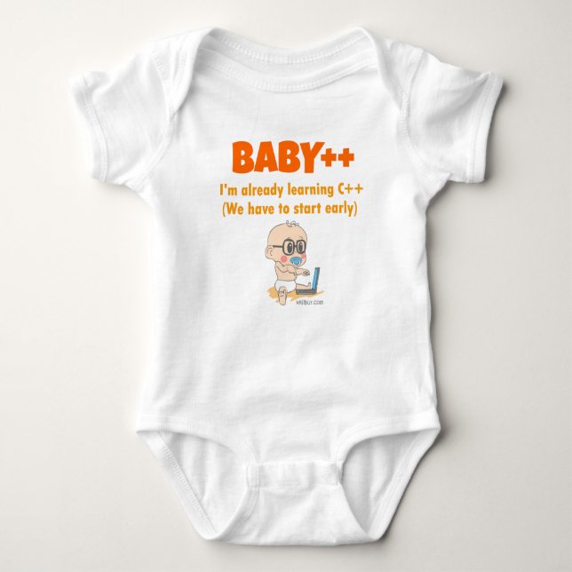 Baby Extra Extra Bodysuit (Front)