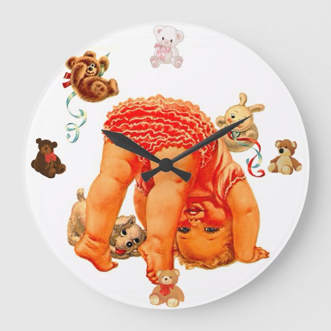"Baby Face" Large Clock (Front)