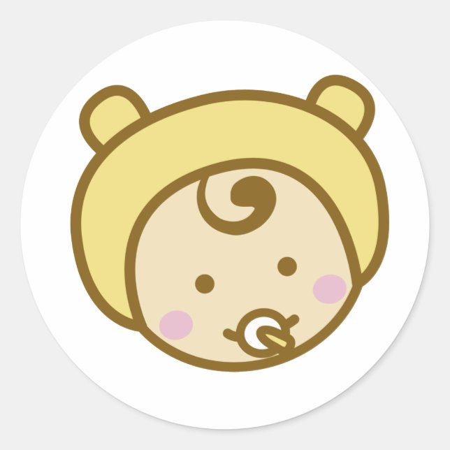 Baby Face Sticker (Front)