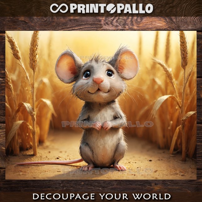 Baby Farm Animals: little corn mouse Tissue Paper (Creator Uploaded)