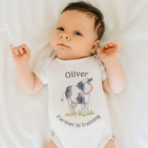 Baby Farmer cow Babygrow
