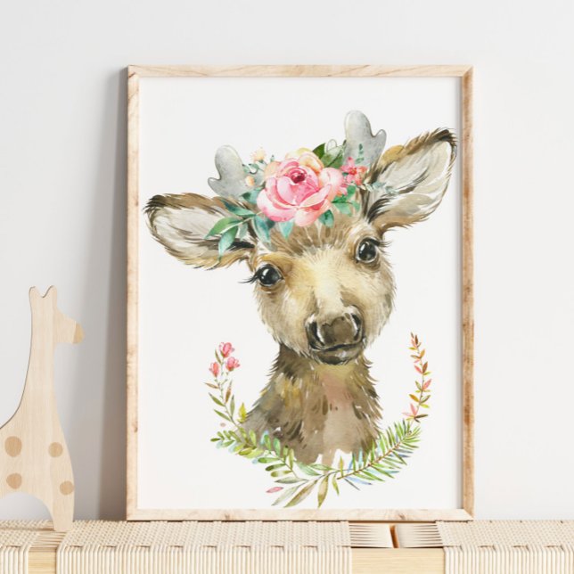 Baby Fawn Woodland Animal Nursery | Wall Art (Creator Uploaded)